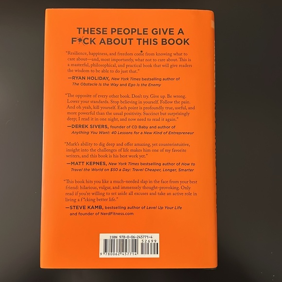 The Subtle Art of Not Giving a F*ck by Mark Manson - Picture 4 of 5